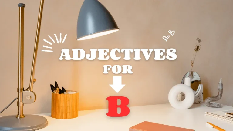 108 Adjectives for B Which Improve Your Language Skill