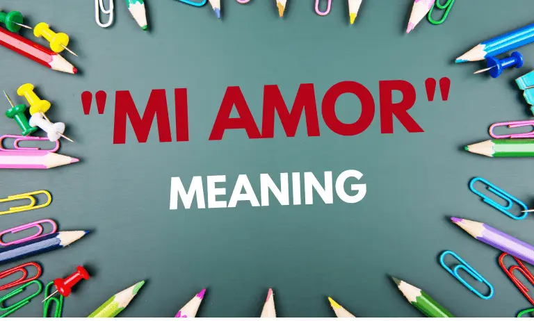 Mi Amor Word Meaning