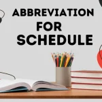 Professional Abbreviation For Schedule in Business Reports