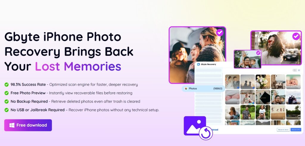 Photo Recovery Software for iPhone